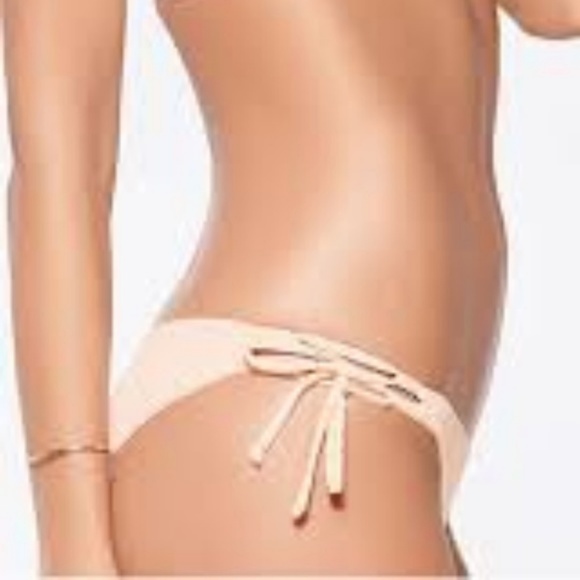 NWT L*SPACE Gazebo Bikini Bottom in Creamsicle - Picture 3 of 4
